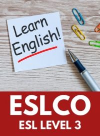 English as a Second Language, ESL Level 3, Open, ESLCO